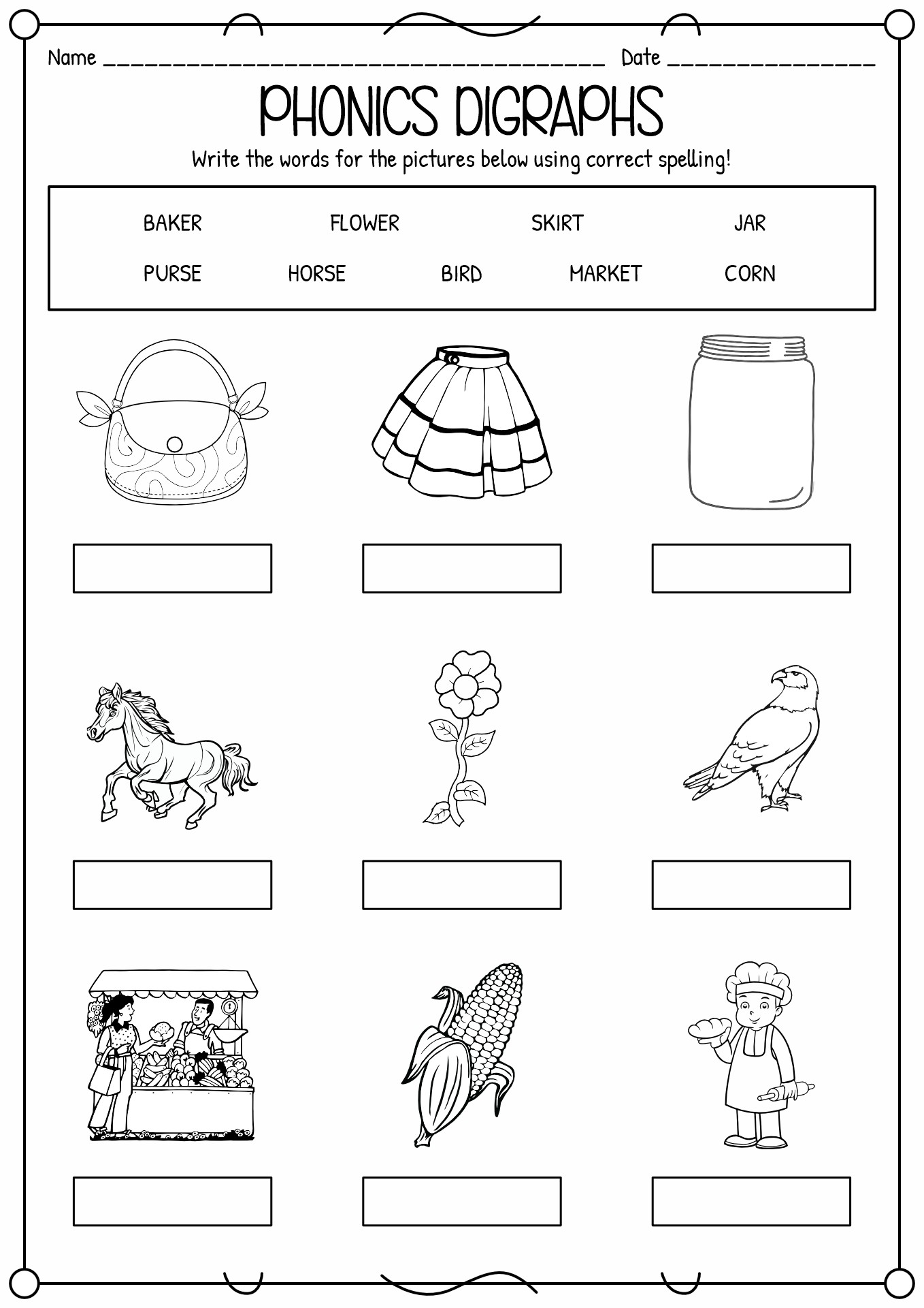 17 AR ER Ir Ur Worksheets - Free PDF at worksheeto.com
