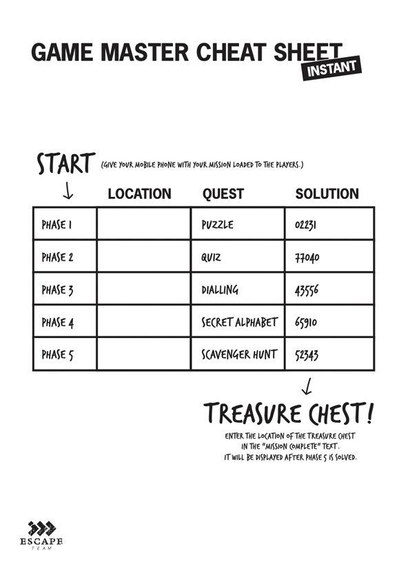 escape room board game printable