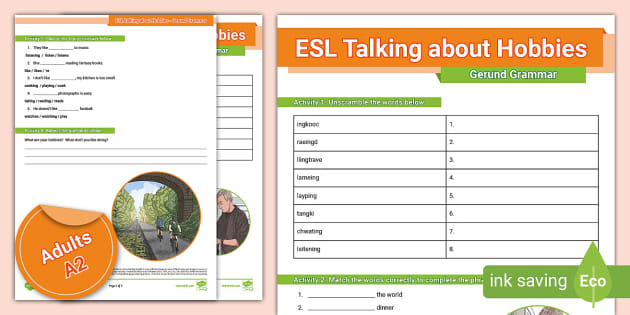 esl adult grammar worksheet