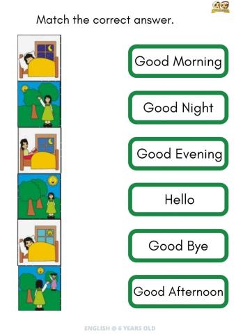 esl greetings worksheet