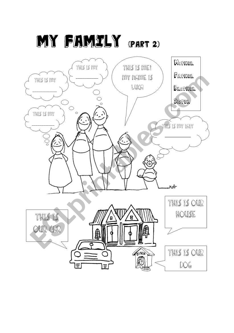 esl kindergarten worksheet