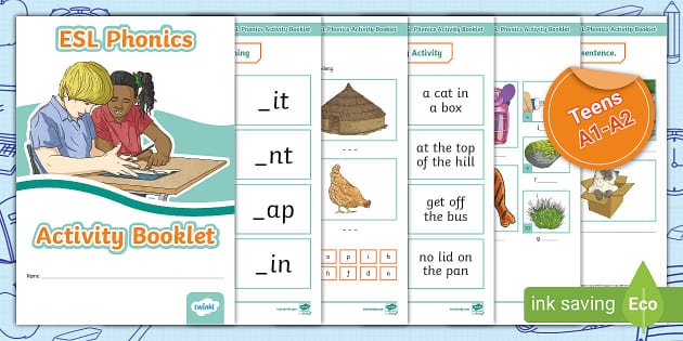 esl phonic worksheet