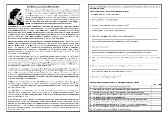 esl reading comprehension worksheet pdf