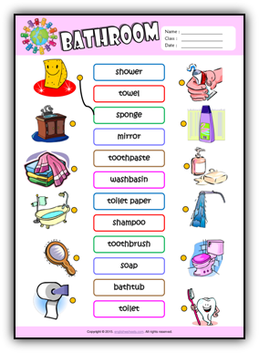 ESL Printable Worksheets For Kids