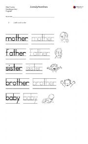 Kindergarten - ESL worksheet by paulacris