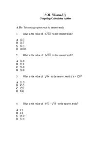 Radicand Lesson Plans &  Worksheets Reviewed by Teachers