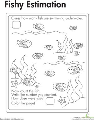 Fish Estimation | Worksheet 