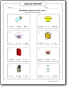 estimating capacity worksheet