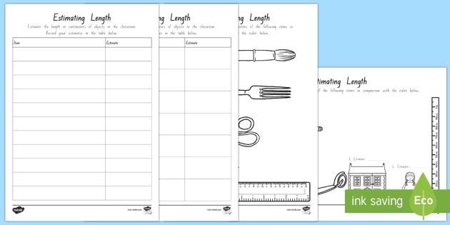 Measurement Template | Length | Twinkl (teacher made)