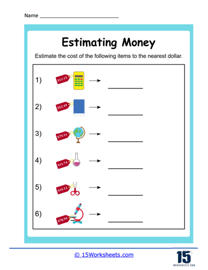 Estimation Worksheets - 15 Worksheets Library