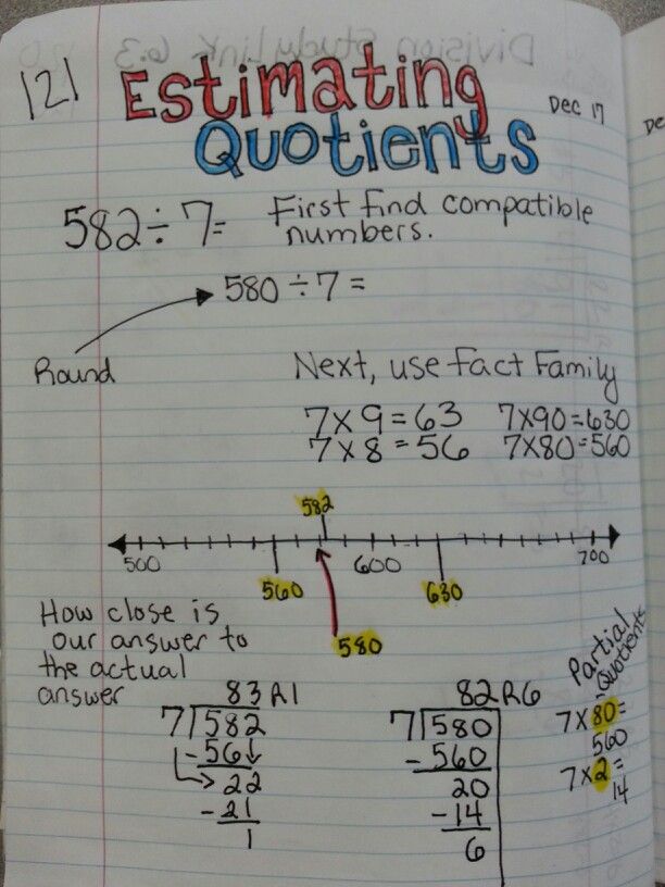 estimating quotients 4th grade worksheet
