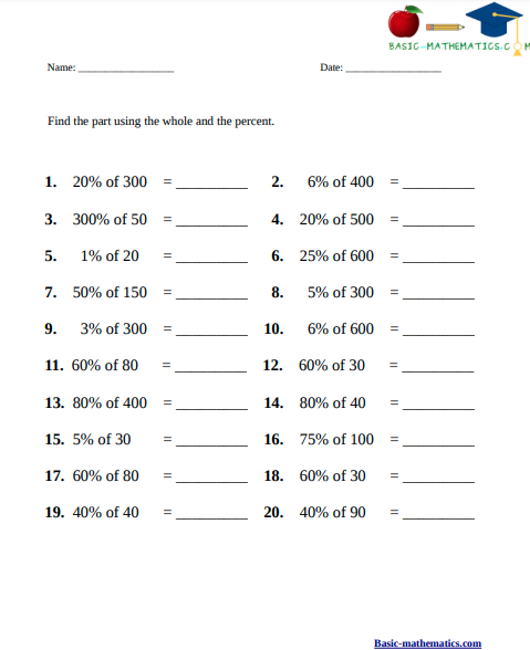 Explore Engaging Percent Worksheets for Effective Learning