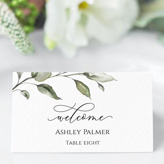 etsy printable escort cards