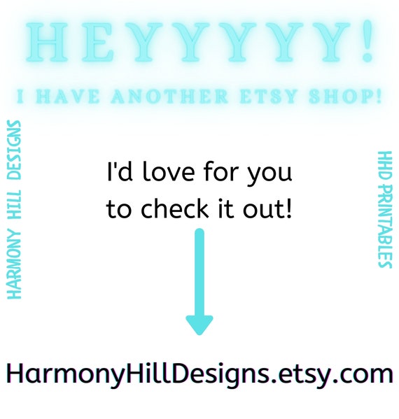 etsy printable gift tags