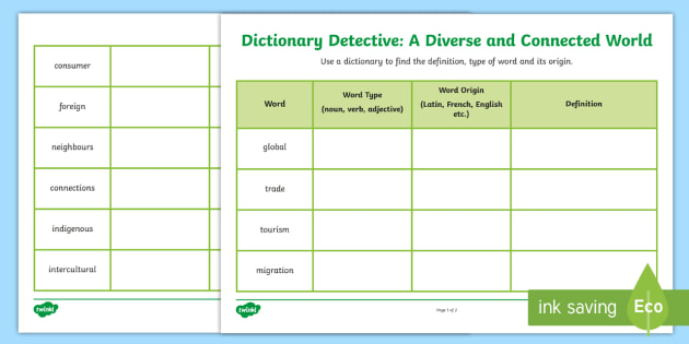 Etymology Worksheets - 15 Worksheets.com - Worksheets Library