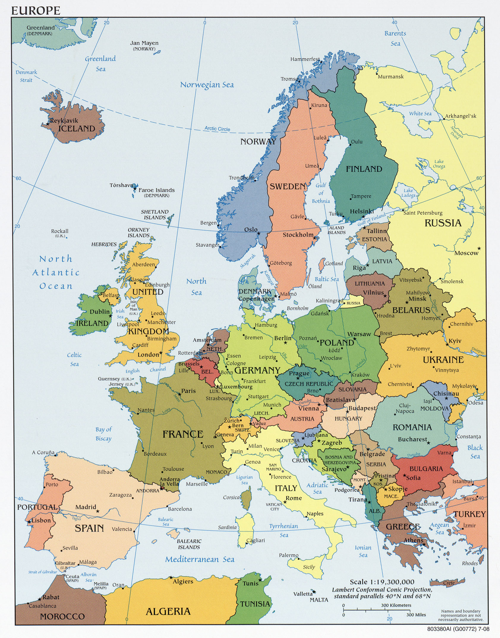 Maps of Europe - European Studies - Subject &  Course Guides at ...