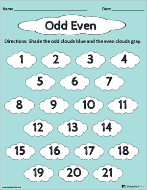 Free Even and Odd Numbers Worksheets: Printable Activities