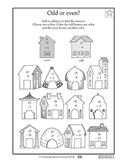 even and odd worksheet for 2nd grade