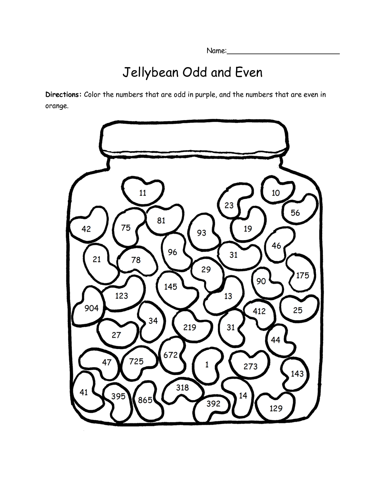 Free Even And Odd Printables Flash Sales | parkhavenretirement.com