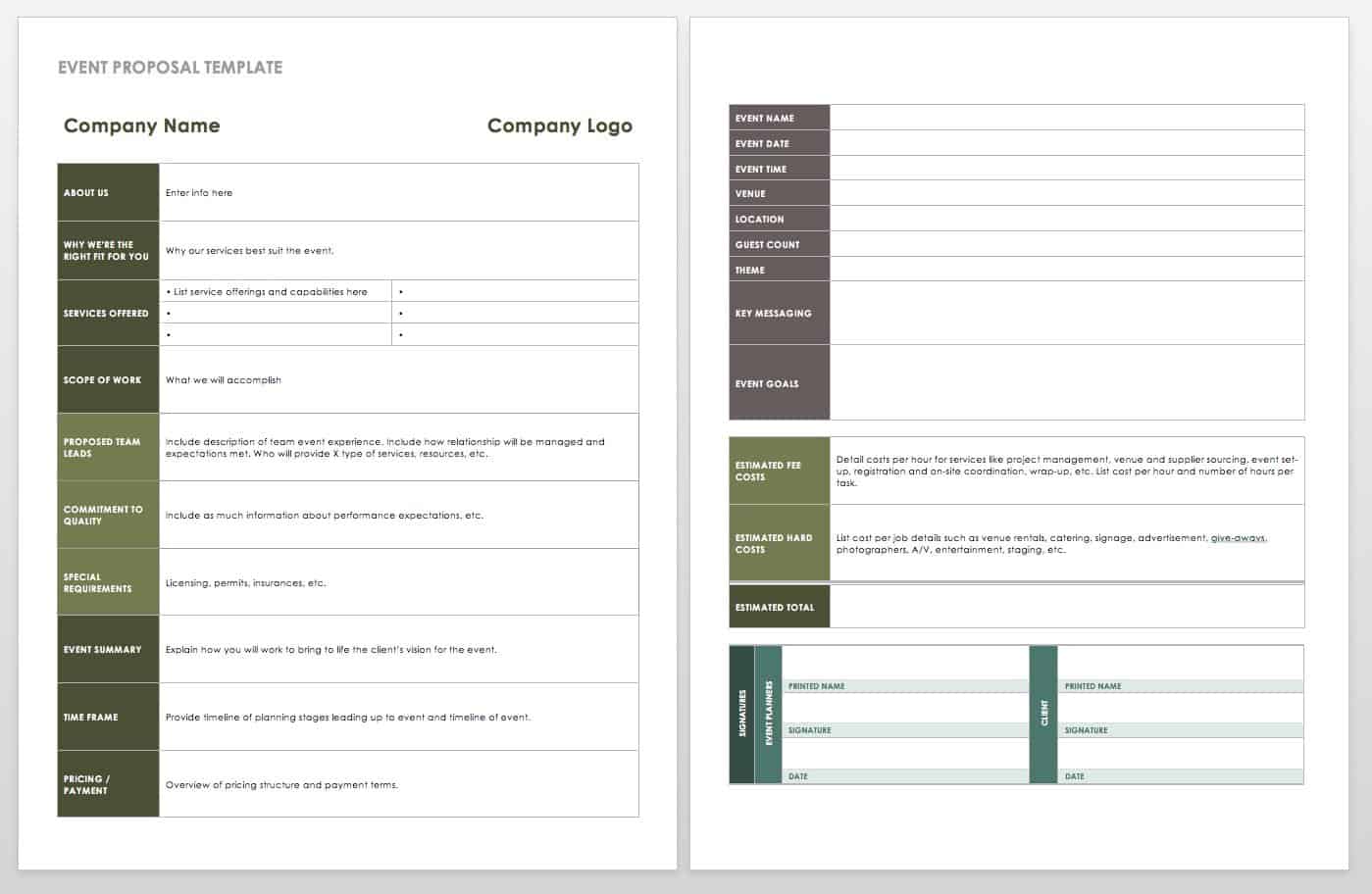 21 Free Event Planning Templates | Smartsheet