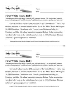Every Day Edit - First White House Baby Activity for 3rd - 8th ...