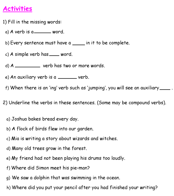 examples of ela worksheet
