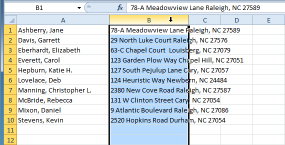 Excel 2010: Modifying Columns, Rows, and Cells