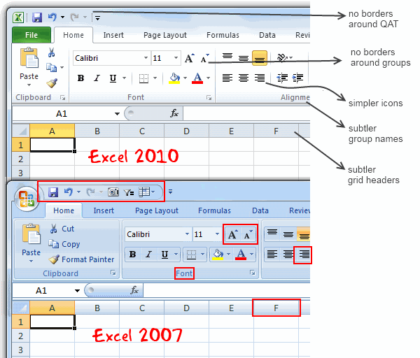 What is new in Microsoft Excel 2010 - Sneak Peek at Latest Version ...