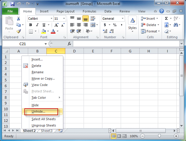 2 Ways to Hide and Unhide Sheets in Excel 2010/2013/2016