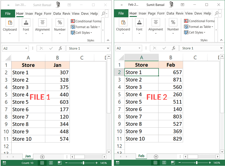 How to Compare Two Excel Sheets (for differences)