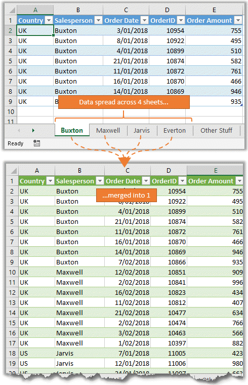 Power Query Consolidate Excel Sheets • My Online Training Hub
