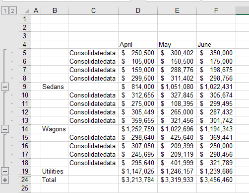 Pull Data From Multiple Sheets &  Consolidate in Excel &  Google ...