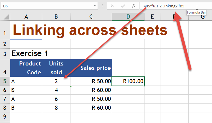 Linking cells in different sheets and workbooks • Online-Excel ...