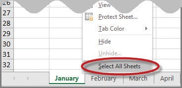 Microsoft Excel: Printing all sheets