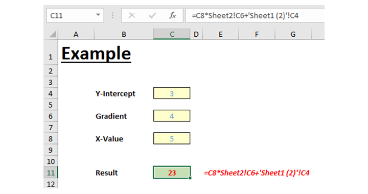 How to reference formulas in same Excel worksheet - FM - Worksheets Library
