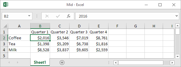 Create External References in Excel (In Easy Steps) - Worksheets Library