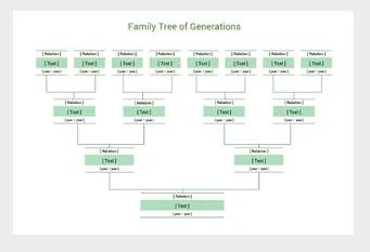 excel template family tree free