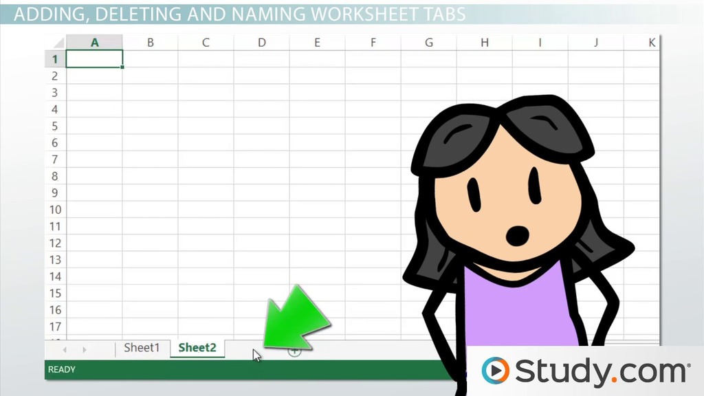 How to Modify the Worksheet Tab in Excel Video