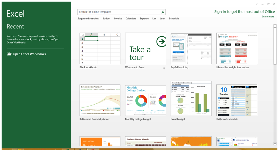 Creating a New Workbook | Computer Applications for Managers