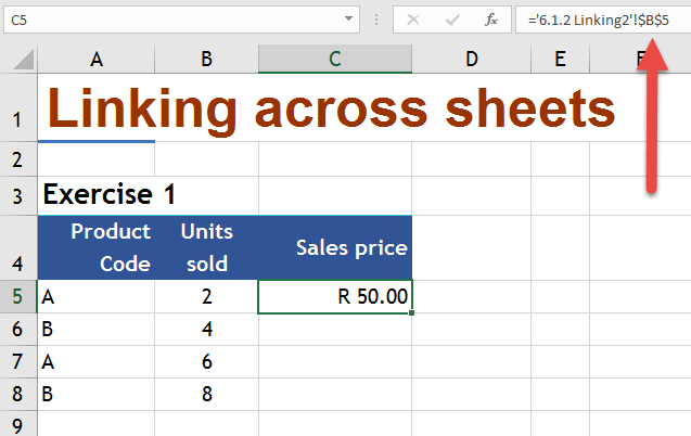 Linking cells in different sheets and workbooks • Online-Excel ...