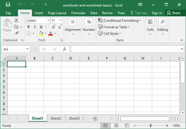 Excel Workbook and Worksheet Basics | Deskbright