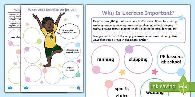 Why Is Exercise Important? (teacher made) - Twinkl