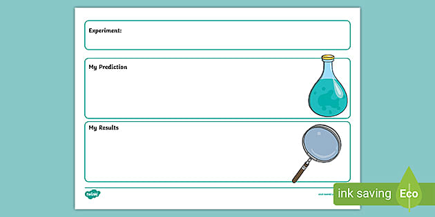 ? Class Science Experiment &  Investigation Recording Sheet