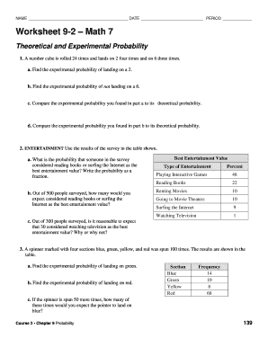 Worksheet 9 2 Math 7 Answer Key | airSlate SignNow