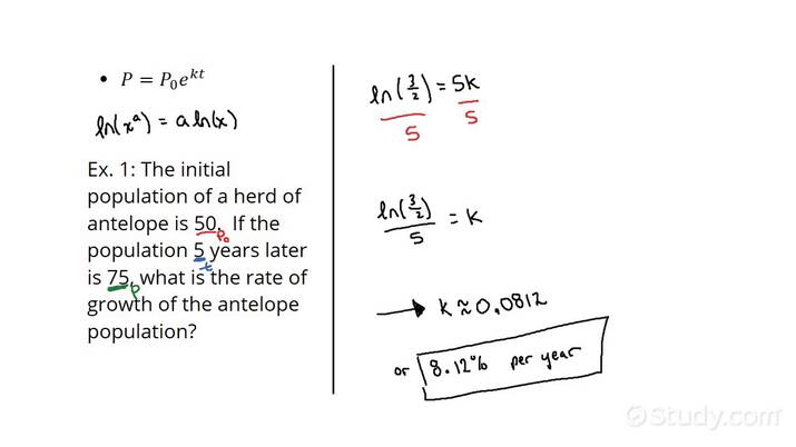 Finding the Rate or Time in a Word Problem on Continuous ...