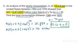 Finding the Final Value in a Word Problem on Exponential Growth or ...