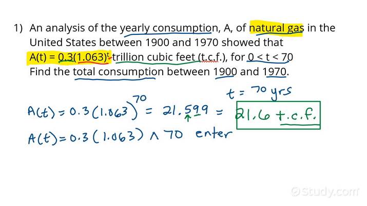 Finding the Final Value in a Word Problem on Exponential Growth or ...