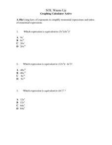 Polynomials-Addition-1 Worksheets