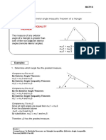 exterior angle inequality theorem worksheet