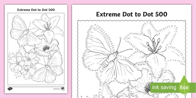 Extreme Dot to Dot 500 (teacher made) - Twinkl